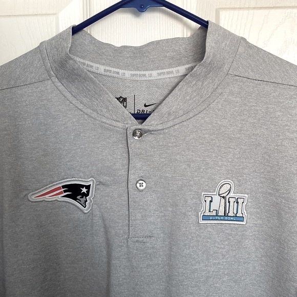 NWT Mens Nike/NFL Patriots Super Bowl 52 Shirt - Picture 2 of 6